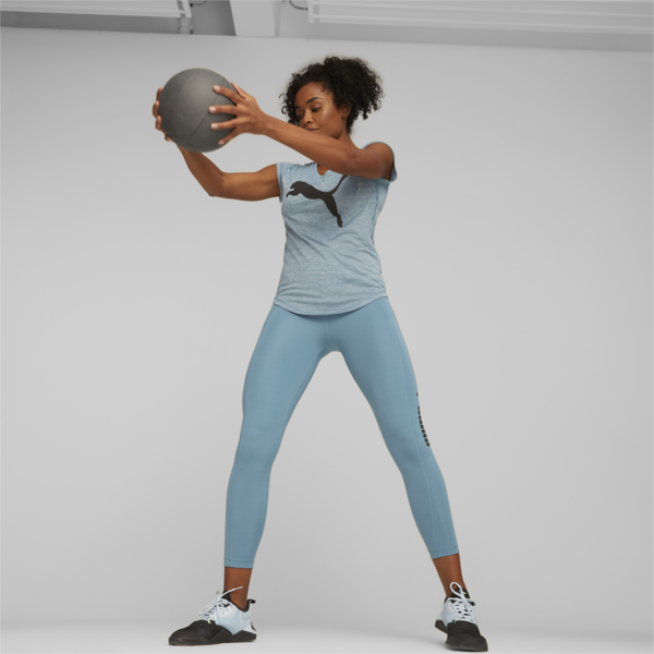 Favourite Heather Cat Training Tee Women, Bold Blue, large-ZAF