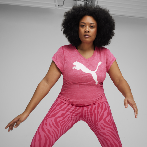 Favourite Heather Cat Training Tee Women, Garnet Rose Heather, large-ZAF