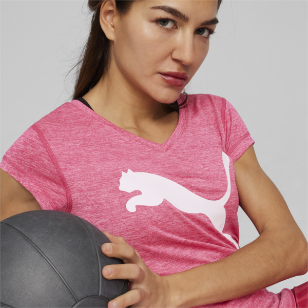 Favourite Heather Cat Training Tee Women, Garnet Rose Heather, large-ZAF