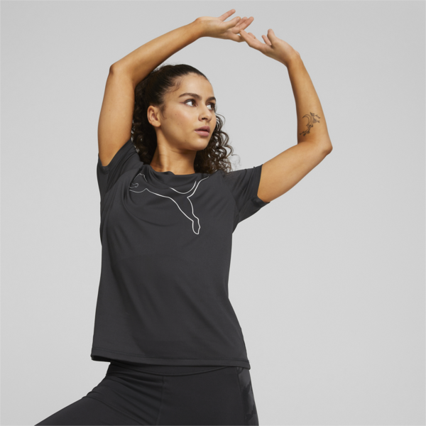Favourite Jersey Cat Training Tee Women, Puma Black, large-MEX