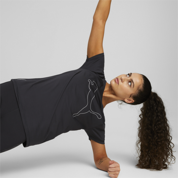 Favourite Jersey Cat Training Tee Women, Puma Black, large-MEX