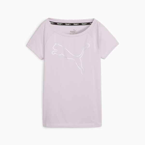 Favourite Jersey Cat Training Tee Women, Grape Mist, large-ZAF