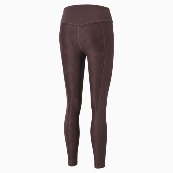 Favourite Printed High Waist 7/8 Training Leggings Women, Dusty Plum, large-ZAF