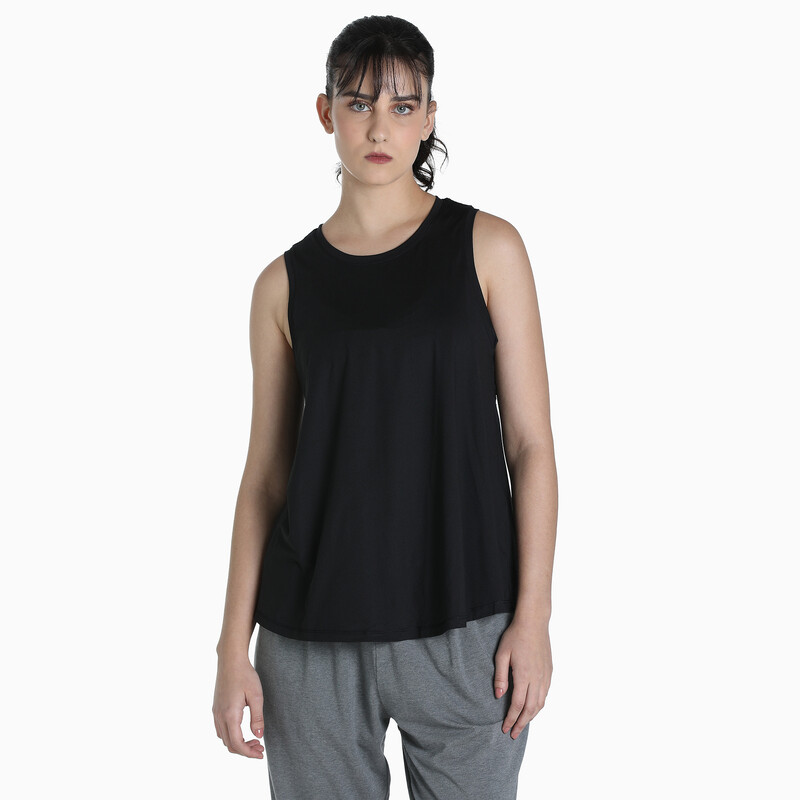 Women's PUMA Maternity Relaxed Fit Tank Top in Black size S