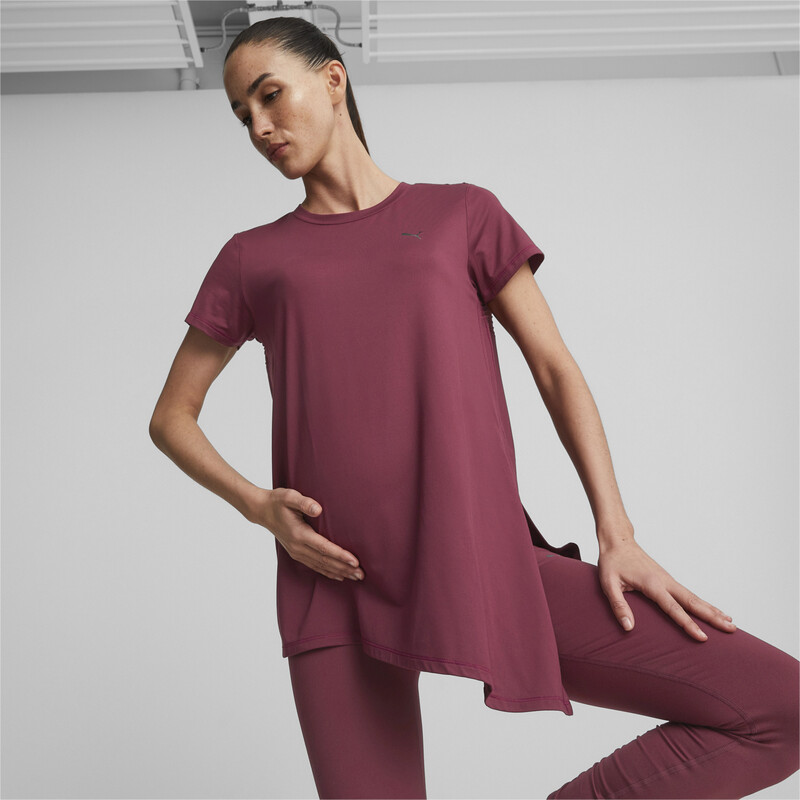 Women's PUMA Maternity Studio Oversized T-Shirt in Dark Jasper size XS