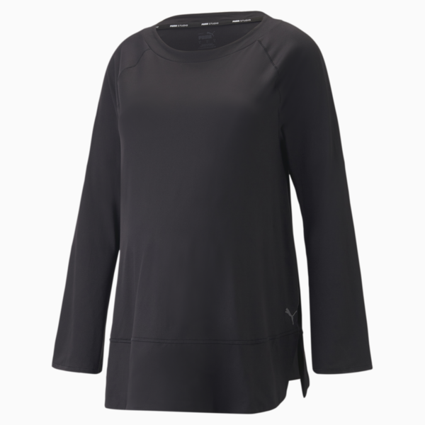 Maternity Bell Sleeve Training Top Women, Puma Black, large-ZAF