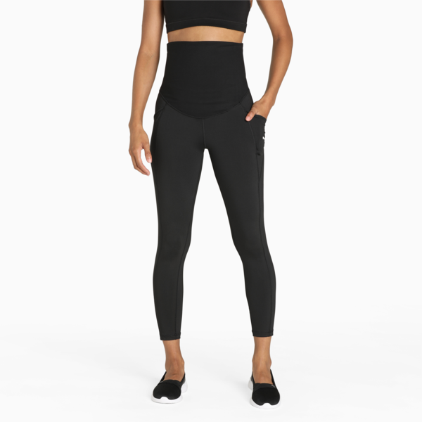 Maternity Favourite Forever High Waist 7/8 Training Leggings Women, Puma Black, large-ZAF