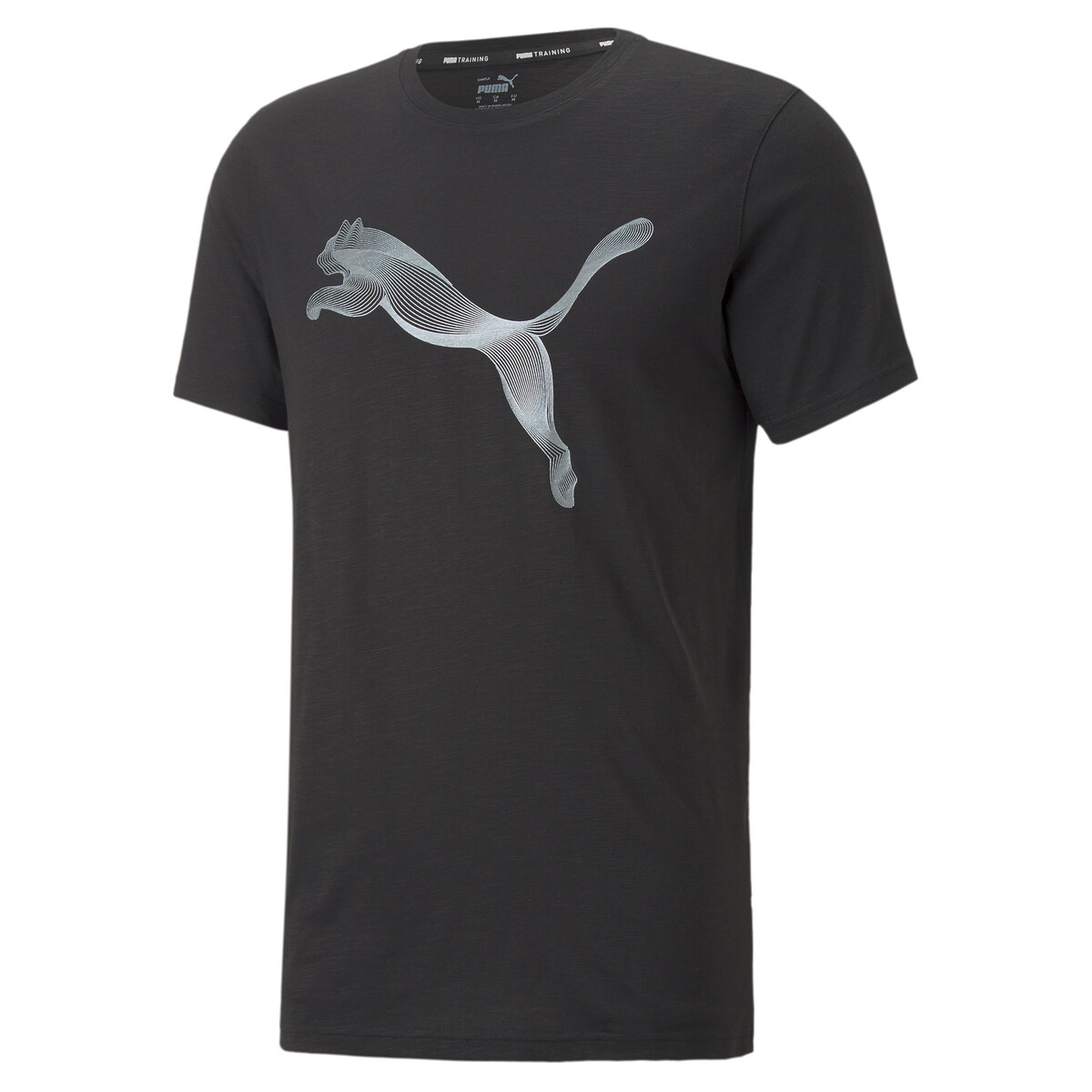 Performance Fill Short Sleeve Training T-Shirt Men in Black by PUMA, Small