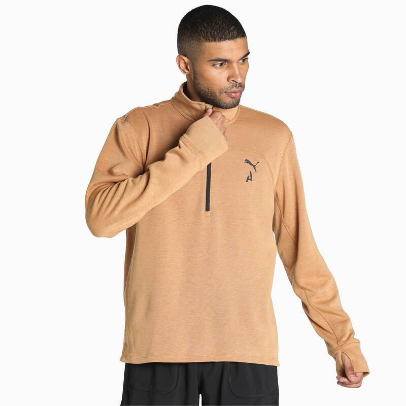 

Men's PUMA SEASONS Half-Zip Running Pullover Men