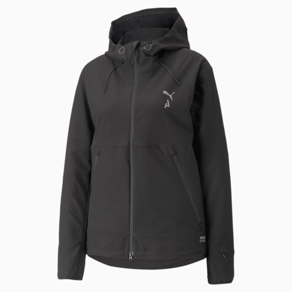 SEASONS rainCELL Jacket Women, PUMA Black-Silver, large-ZAF