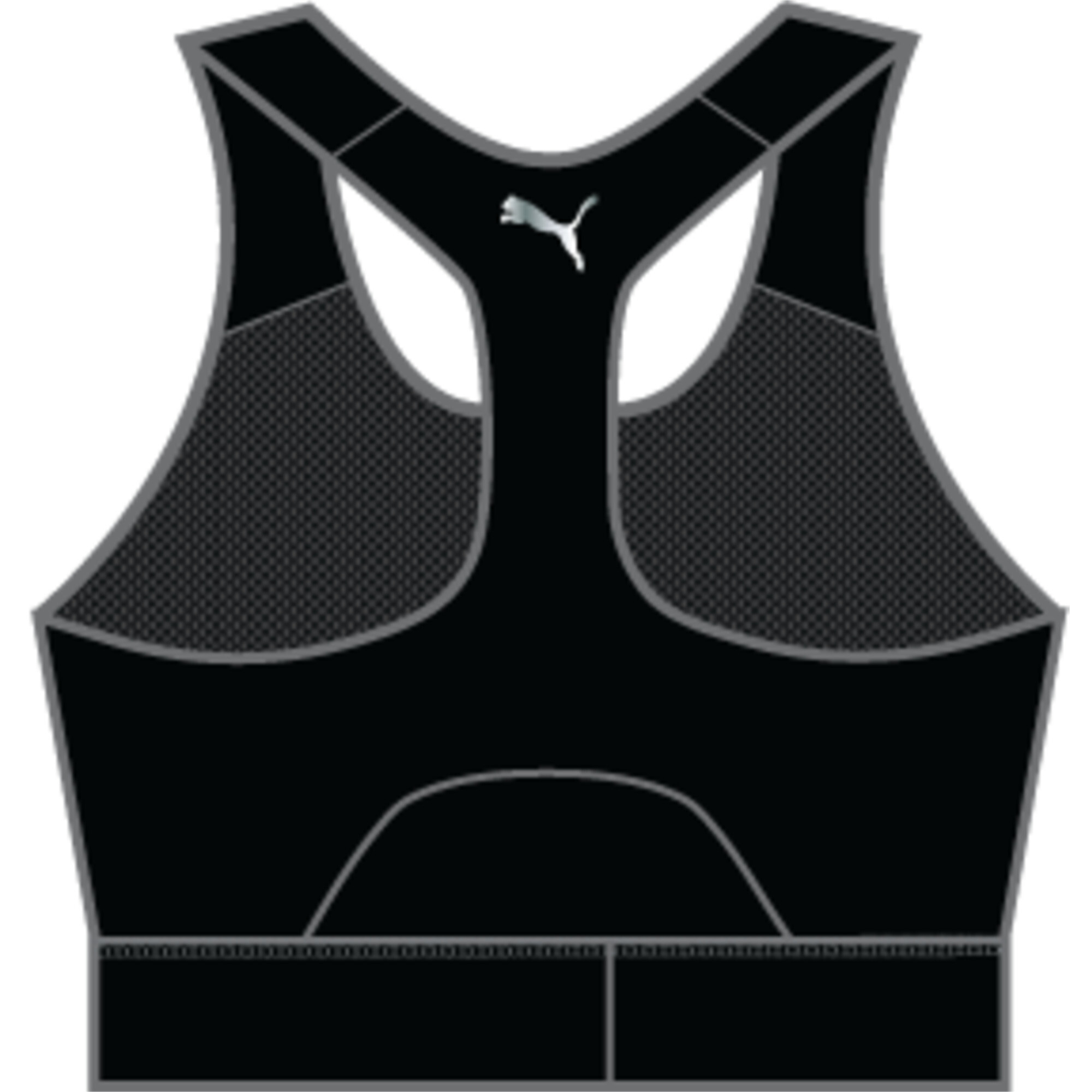 Women's PUMA High-Impact Elite Training Bra In Black, Size 36-AB