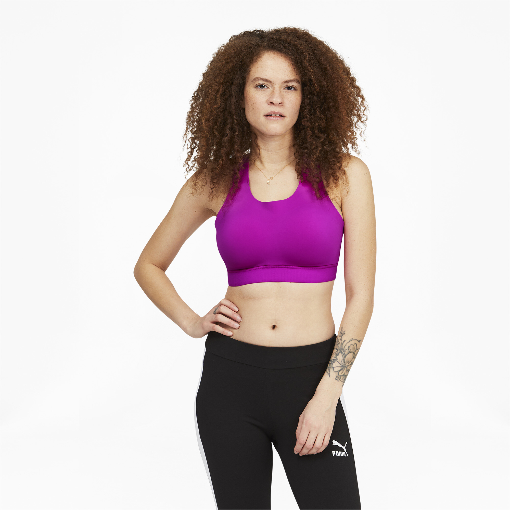Impact elite. Майка спортивная Пума женская Exhale Ribbed Crop Top фиолетовый. Футболка Беговая Puma. Puma майка Беговая. Топ Пума для фитнеса Yogini Live Bra.
