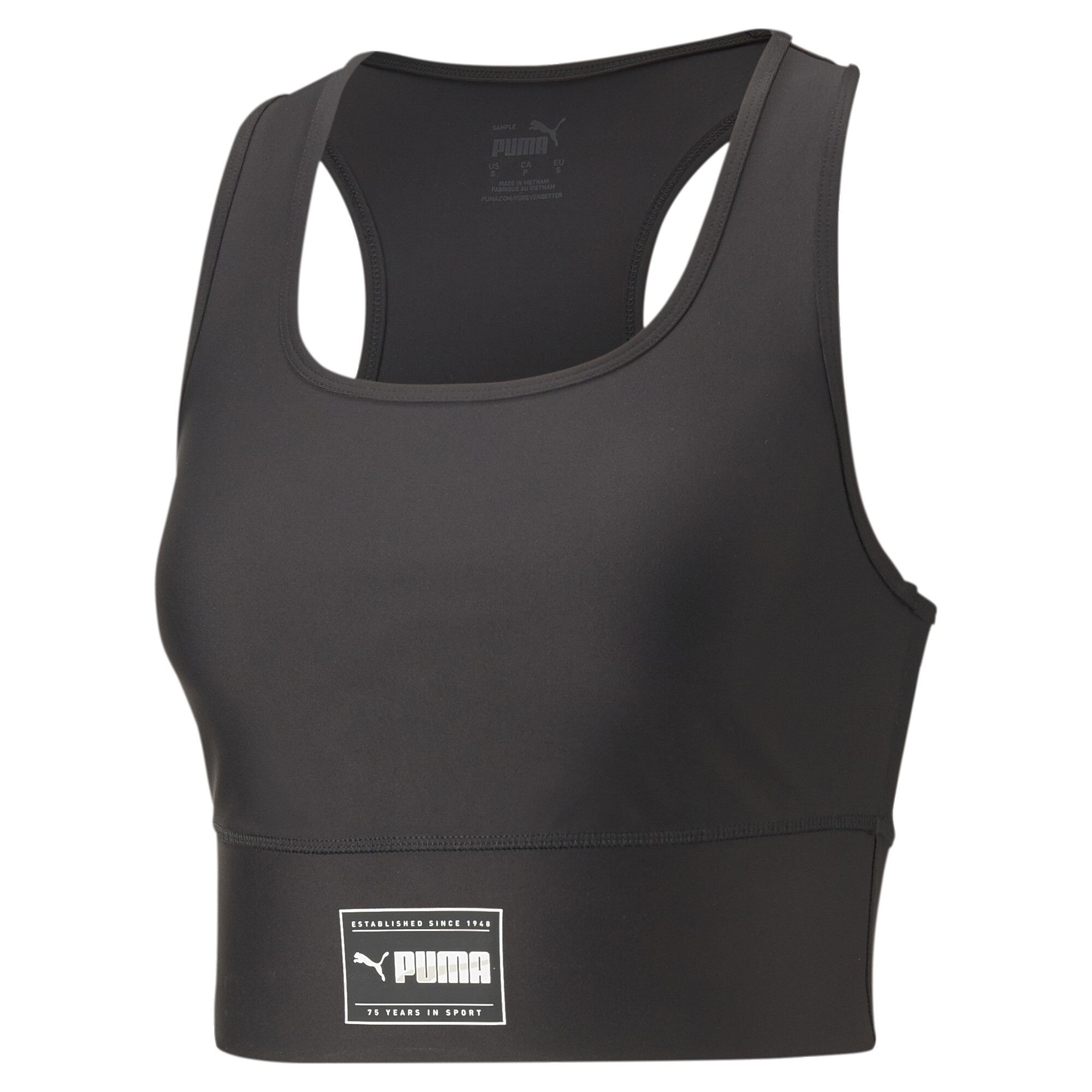 Women's PUMA Fit Skimmer Training Top Women In Black, Size 2X-Small, Polyester