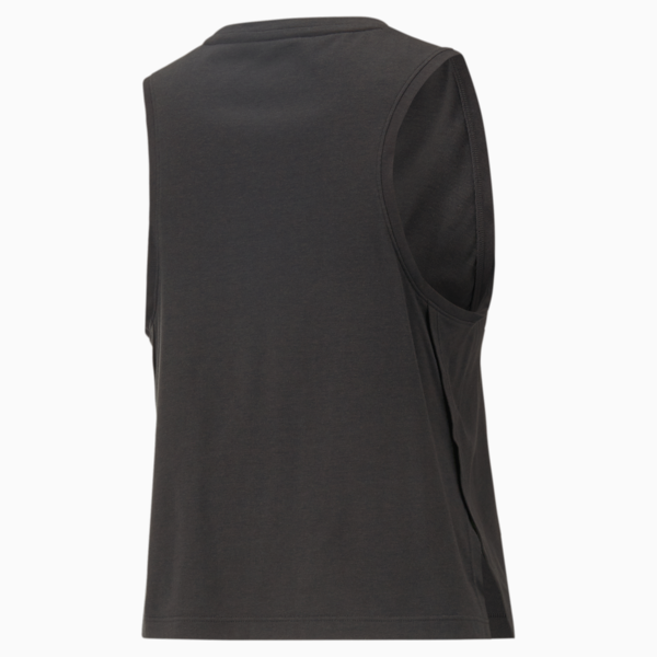 PUMA Fit Tri-blend Training Tank Top Women, PUMA Black-Electric Peppermint, large-ZAF