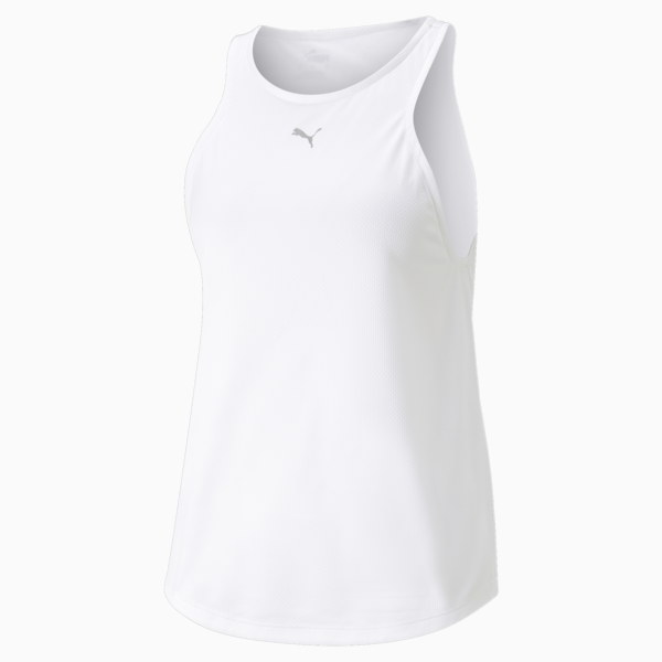 Nova Shine Fashion Training Tank Top Women, PUMA White, large-ZAF