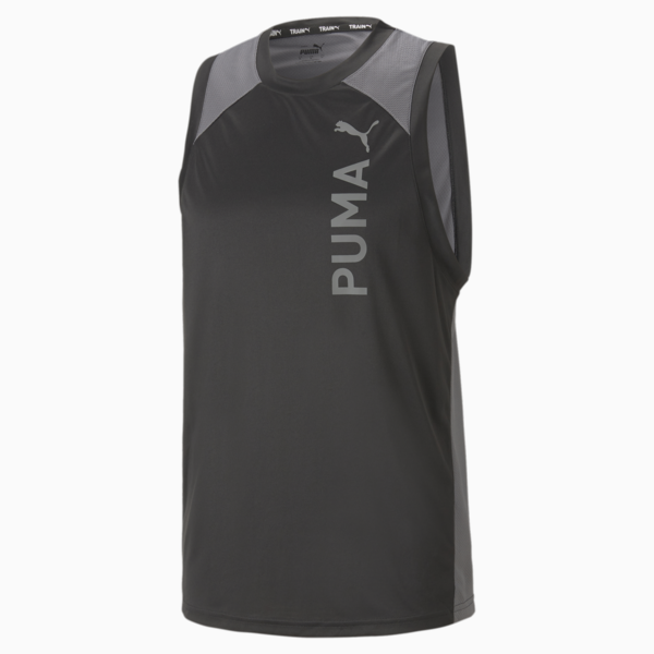 PUMA Fit Ultrabreathe Training Tank Top Men, PUMA Black, large-MEX