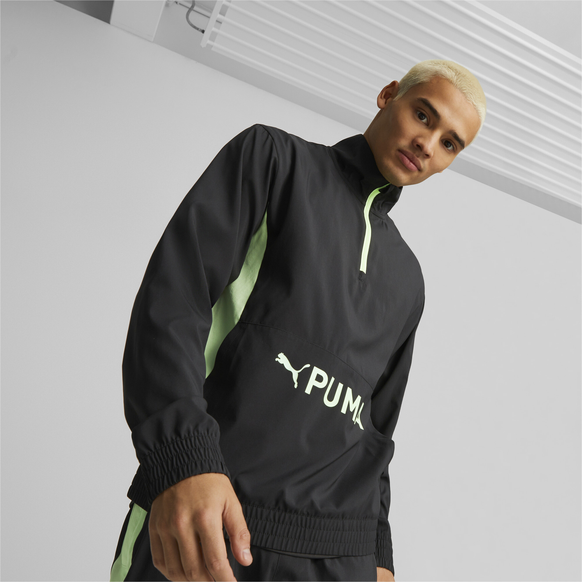 Puma half zip jacket best sale