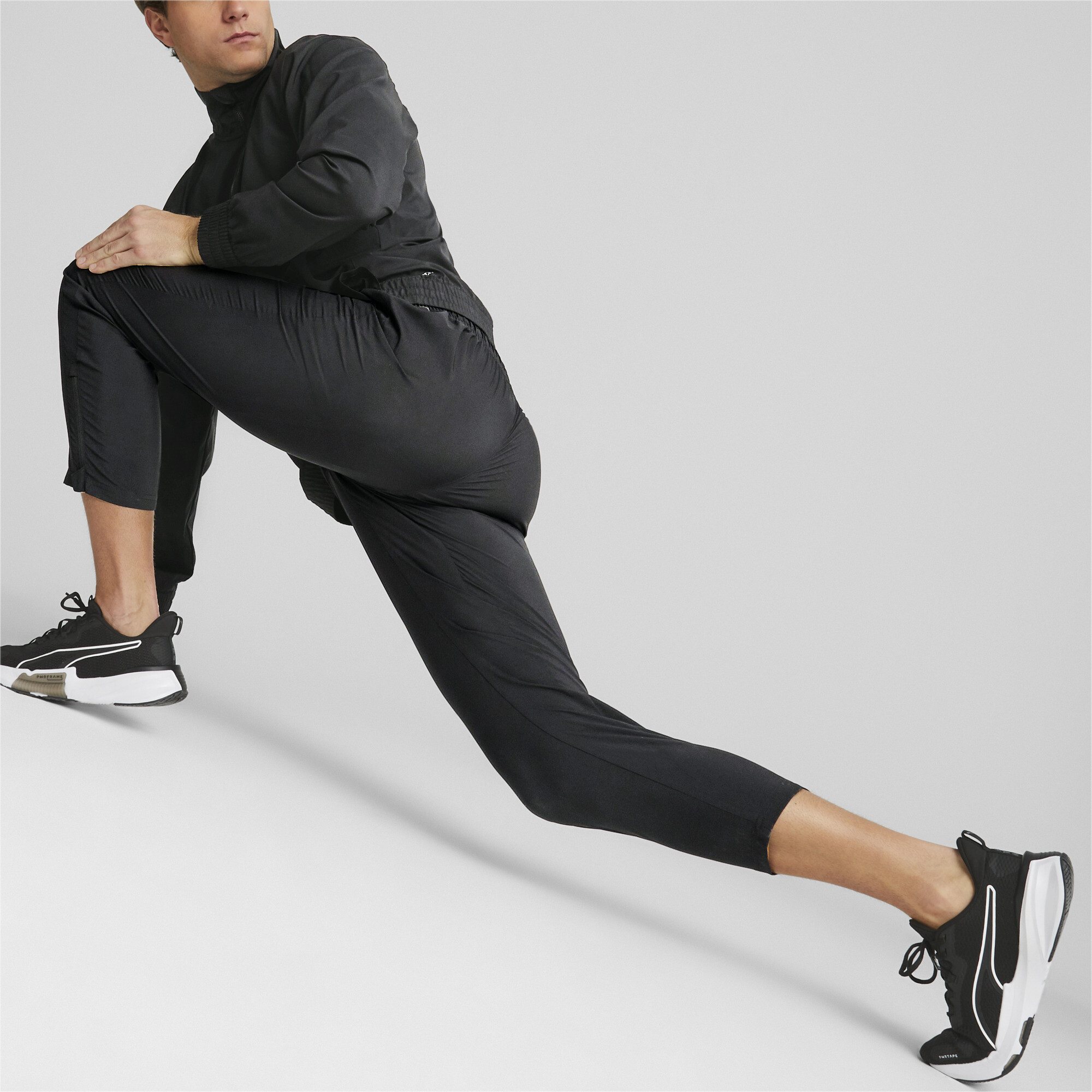 Men's PUMA Fit Woven Training Jogger Men In Black, Size 2XL