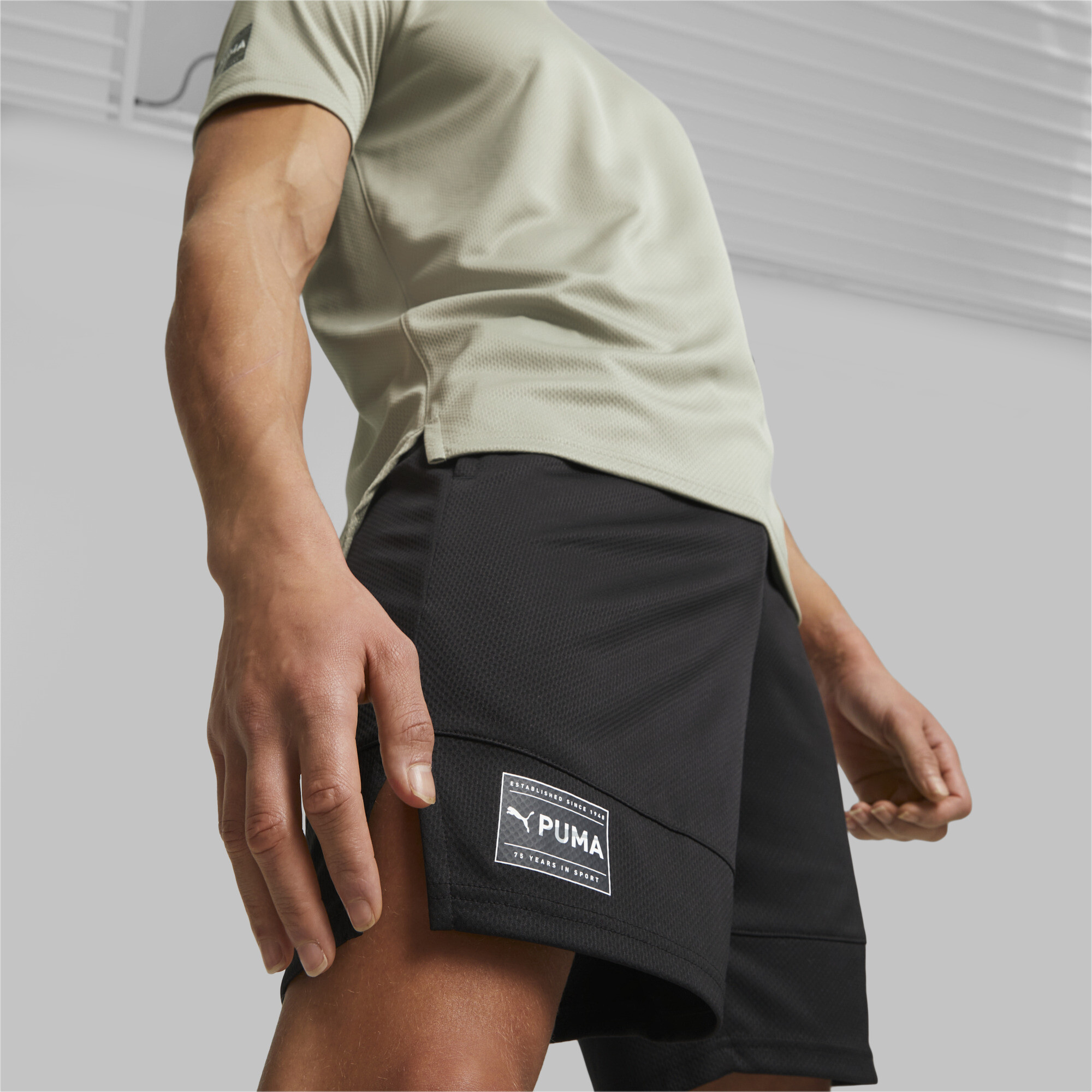 Men's PUMA Fit Ultrabreathe Training Shorts Men In Black, Size Large