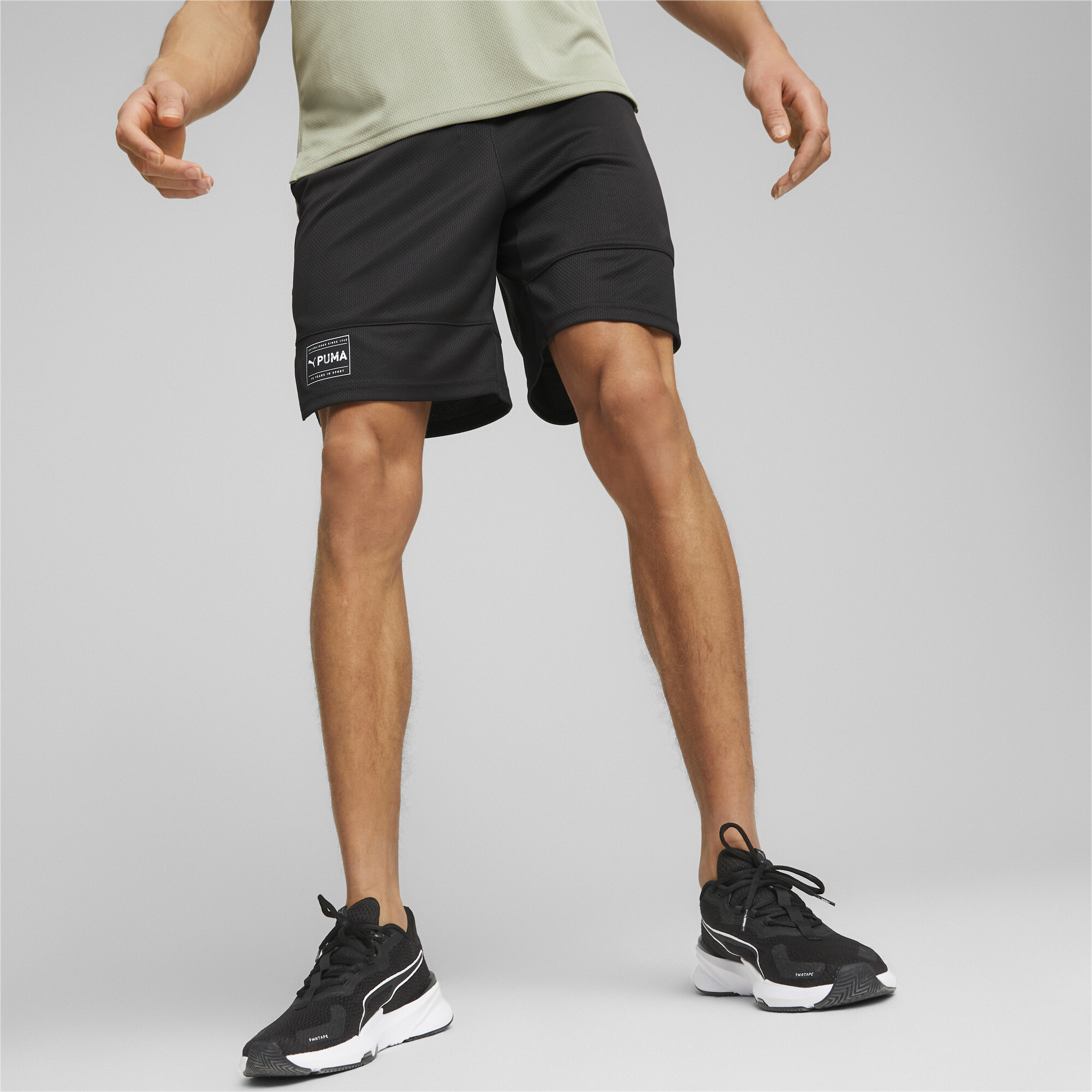 Men's PUMA Fit Ultrabreathe Training Shorts Men In Black, Size XS