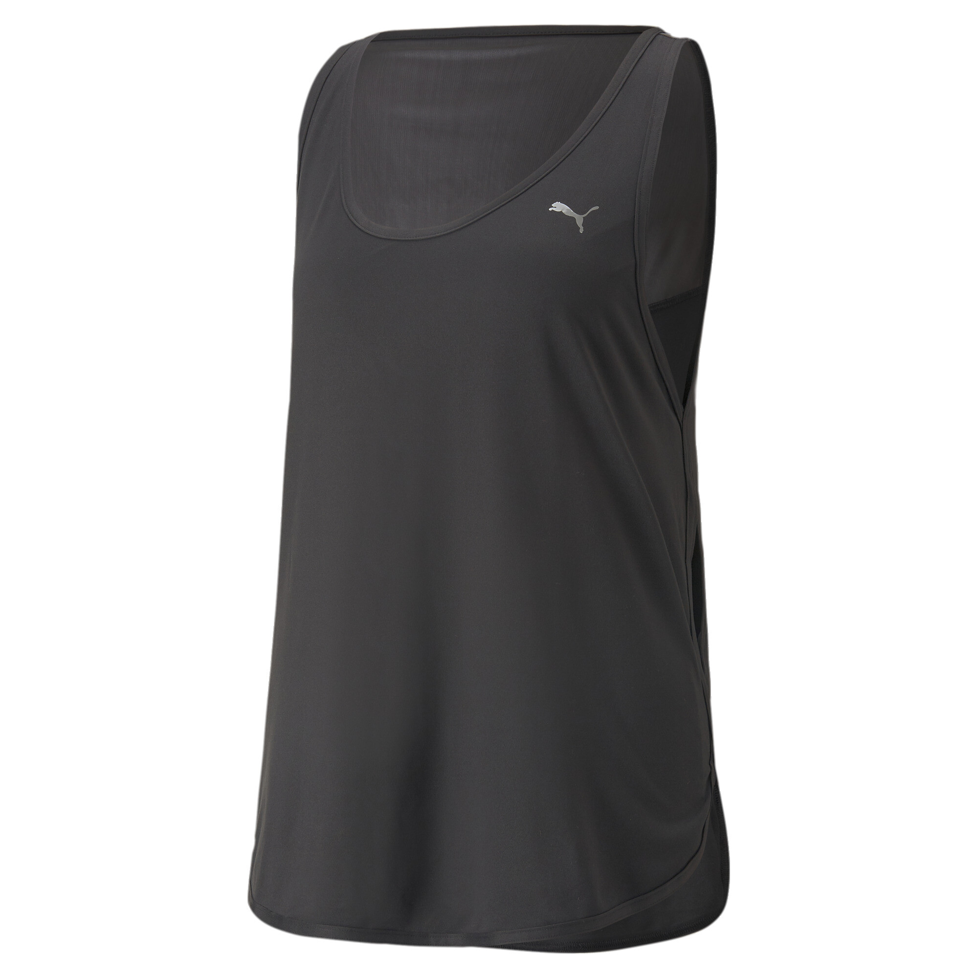 Women's Puma Studio Yogini Lite Training Tank Top, Black, Size XS, Clothing