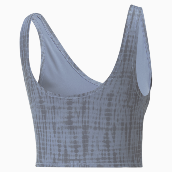 Studio Printed Cropped Training Top Women, Filtered Ash, large-ZAF