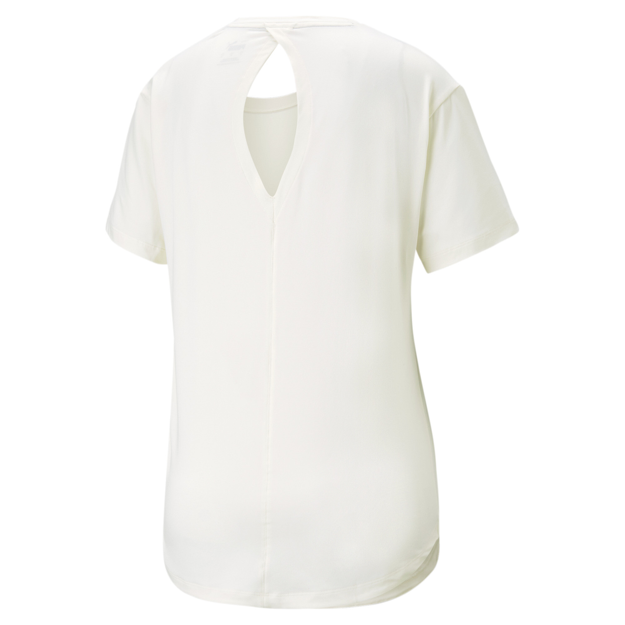 Women's PUMA Studio Yogini Lite Training T-Shirt Women In White, Size XL