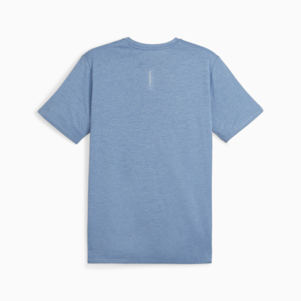RUN FAVOURITE Heather Running Tee Men, Zen Blue Heather, large-ZAF