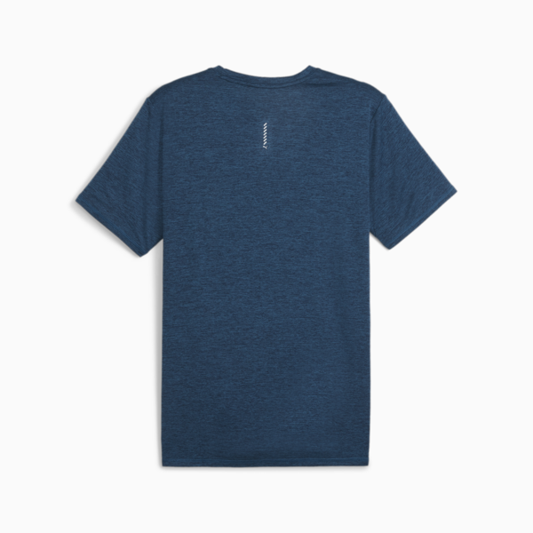 RUN FAVOURITE Heather Running Tee Men, Ocean Tropic Heather, large-ZAF