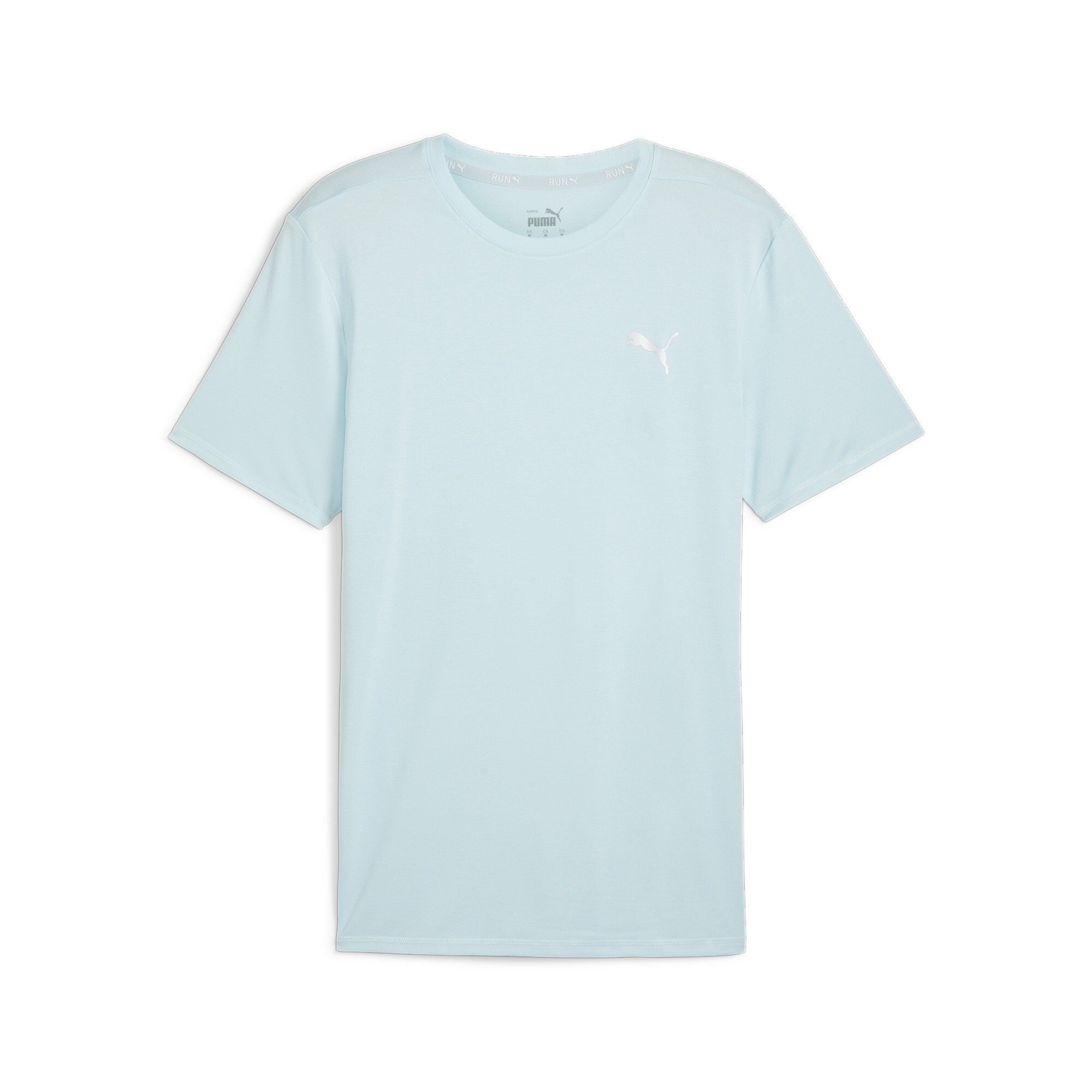 Puma RUN FAVOURITE Heather Lauf-T-Shirt Herren | Mit Plain | Nitro Blue Heather | Größe: M