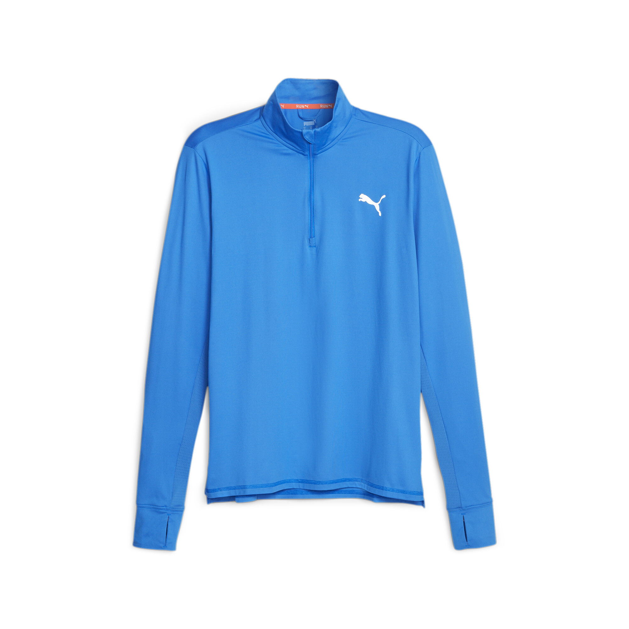 Men's Puma Run Favourite Quarter-Zip Running Top, Blue, Size 4XL, Clothing