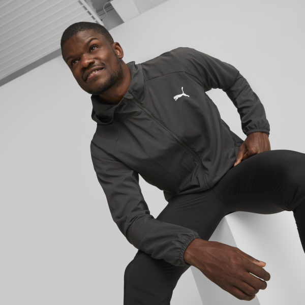 Campera con capucha Run Favourite, PUMA Black, large-ARG