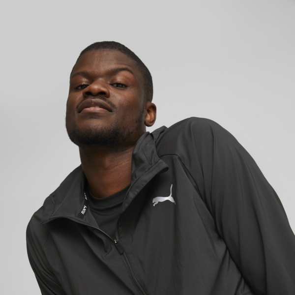 Campera con capucha Run Favourite, PUMA Black, large-ARG