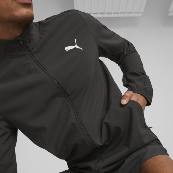RUN FAVOURITE Woven Running Jacket Men, PUMA Black, large-ZAF
