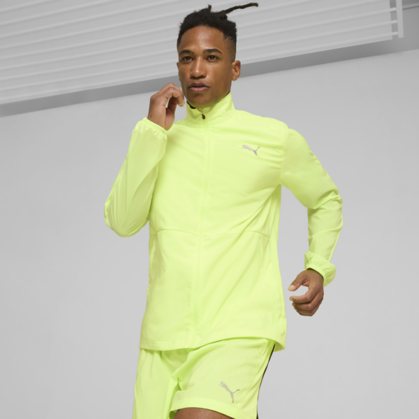 Campera de running RUN FAVOURITE Woven para hombre, Fizzy Apple, large-ARG