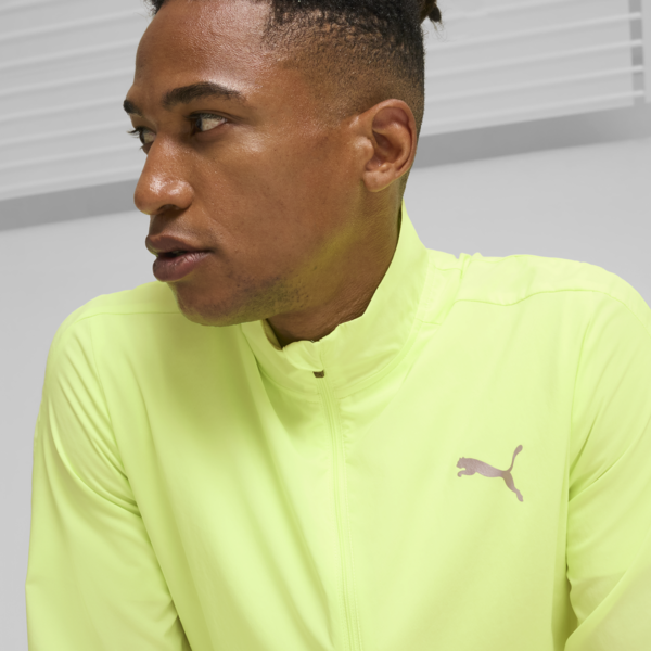 Campera de running RUN FAVOURITE Woven para hombre, Fizzy Apple, large-ARG