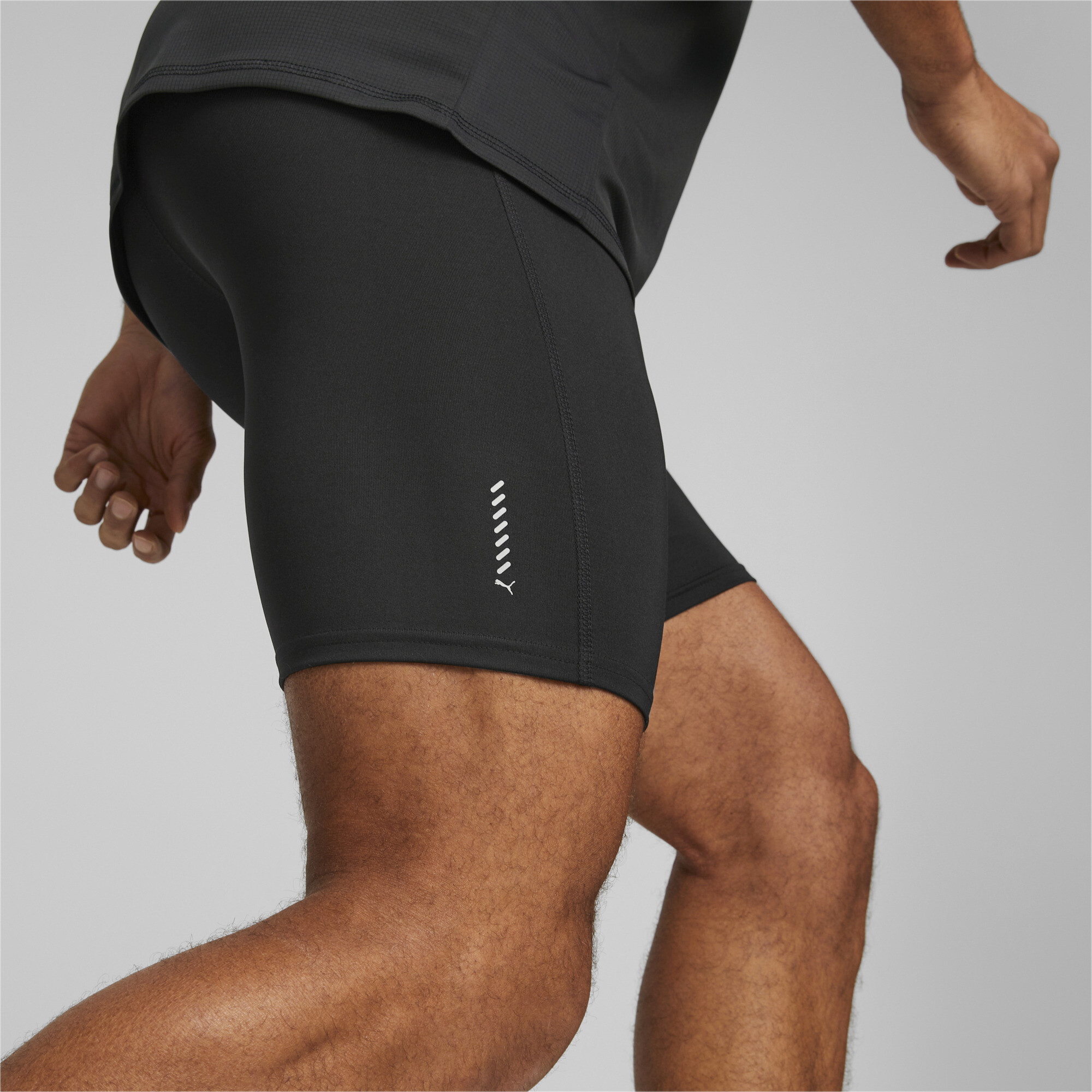 Men's Puma Run Favourite Tight Running Shorts, Black, Size XS, Clothing