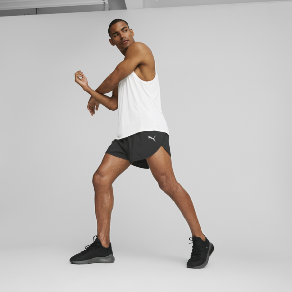 Run Favourite Split Running Shorts Men, PUMA Black, swatch-ZAF