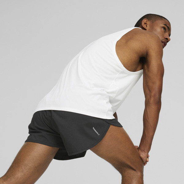 Run Favourite Split Running Shorts Men, PUMA Black, large-ZAF