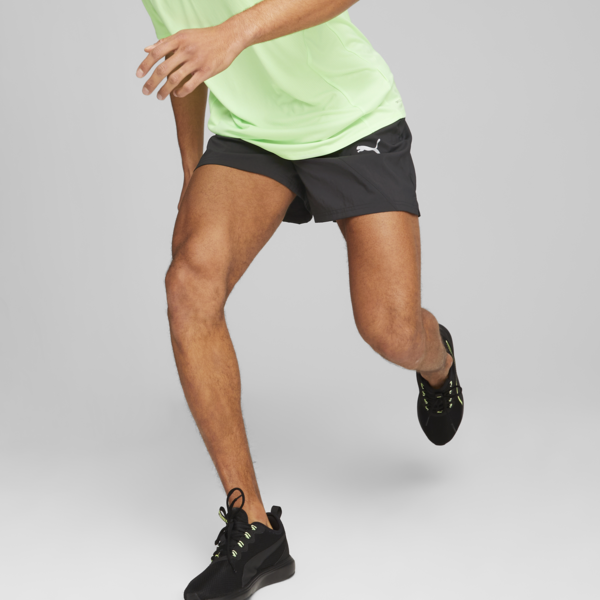 Shorts de running Run Favourite 5'' para hombre, PUMA Black, large-ARG