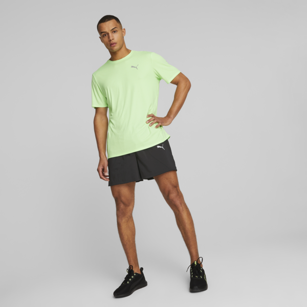 Shorts de running Run Favourite 5'' para hombre, PUMA Black, large-ARG