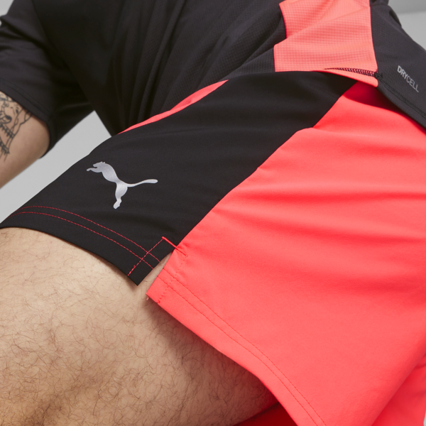 Shorts de running Run Favourite Velocity 7'' para hombre, Fire Orchid, large-ARG