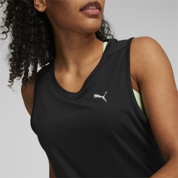 RUN FAVOURITE Running Tank Top Women, PUMA Black, large-ZAF