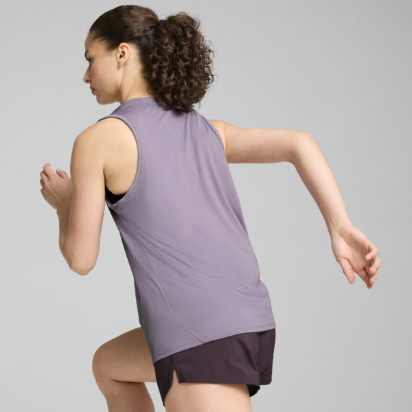 RUN FAVOURITE Running Tank Top Women, Pale Plum, large-ZAF