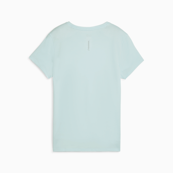 RUN FAVOURITE Heather Running Tee Women, Nitro Blue Heather, large-ZAF