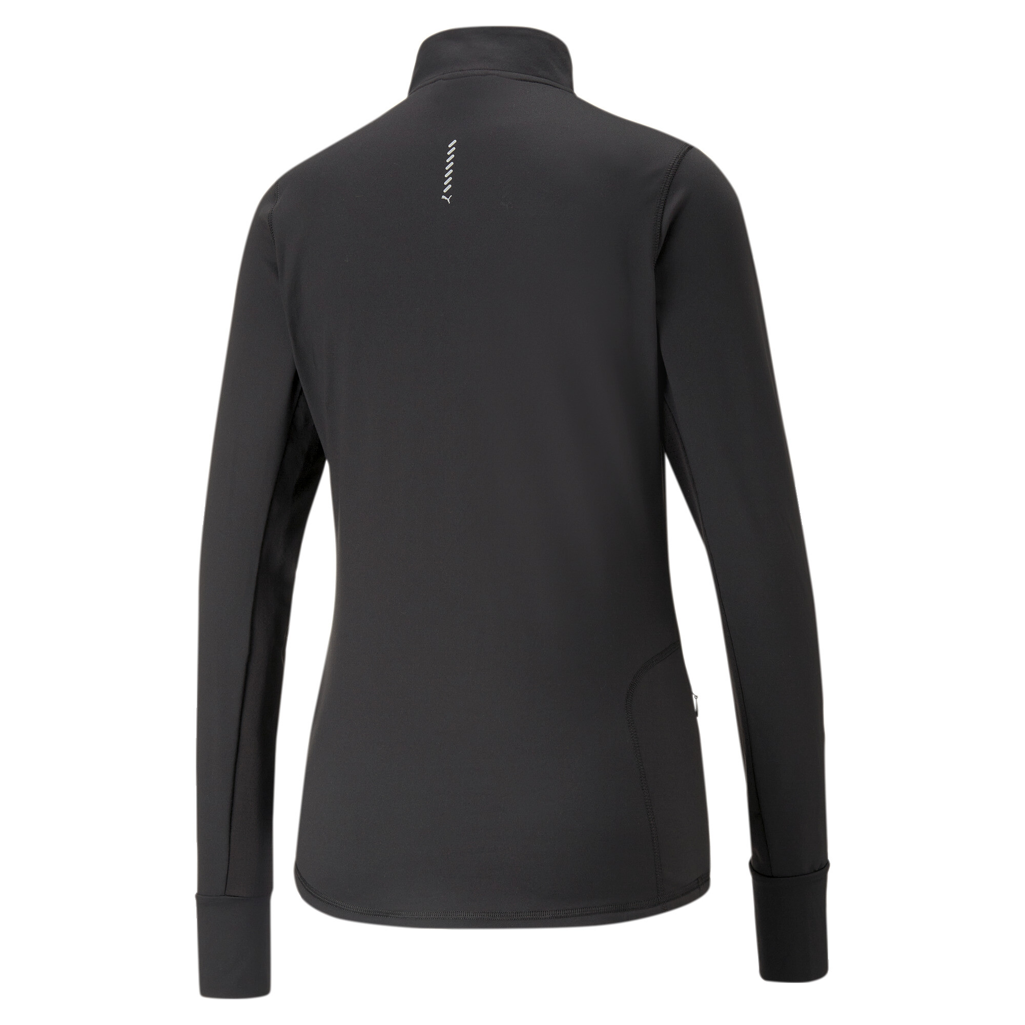 Women's Puma Run Favourite Quarter-Zip Running Top, Black, Size L, Clothing