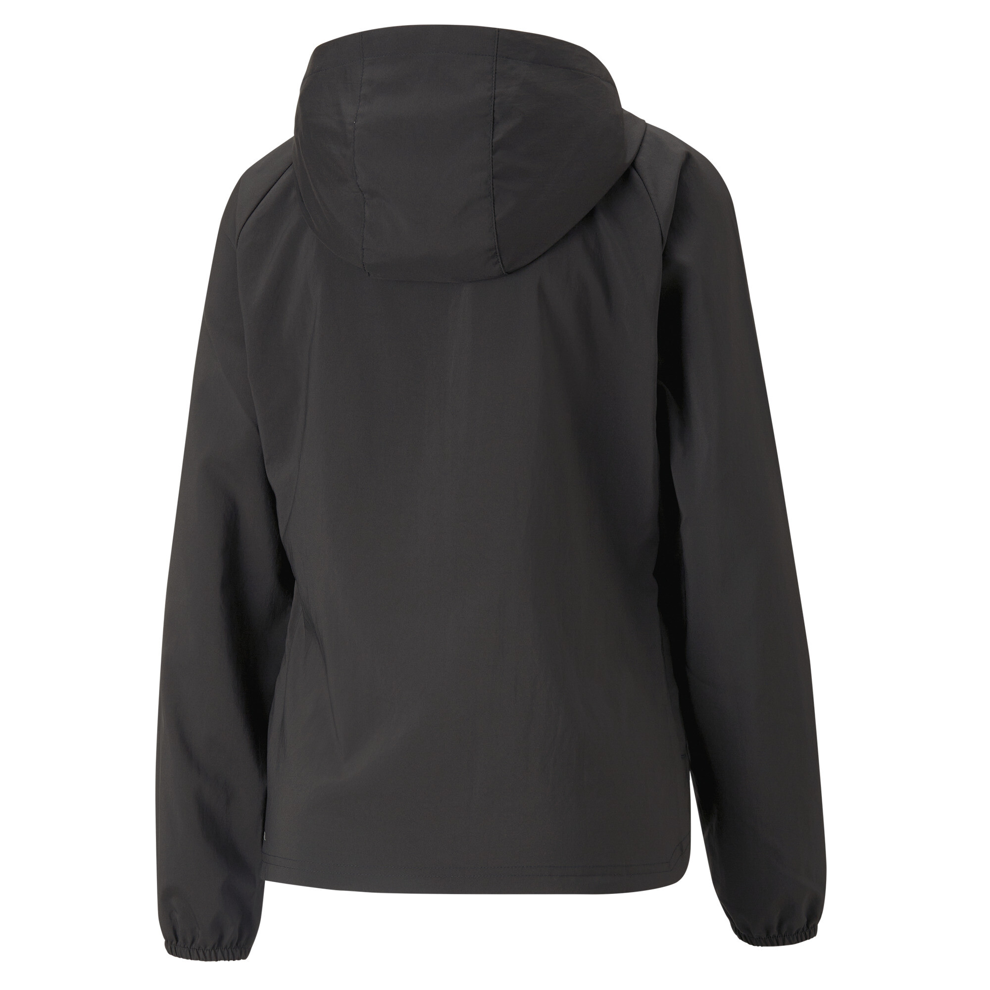 Women's Puma RUN FAVOURITE Hood Woven Jacket, Black, Size XS, Clothing