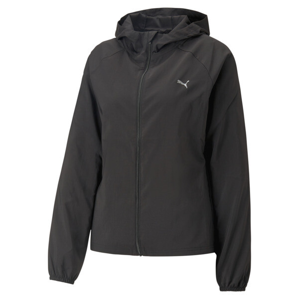 Campera con capucha RUN FAV para mujer, PUMA Black, large-ARG