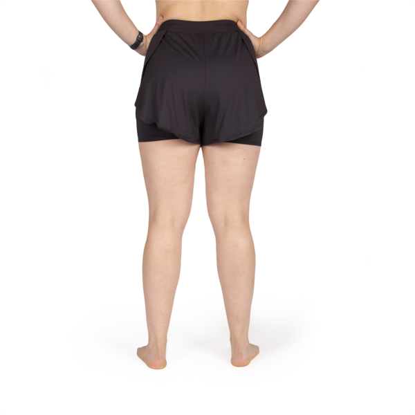 Shorts de training Studio Flow para mujer, PUMA Black, large-ARG