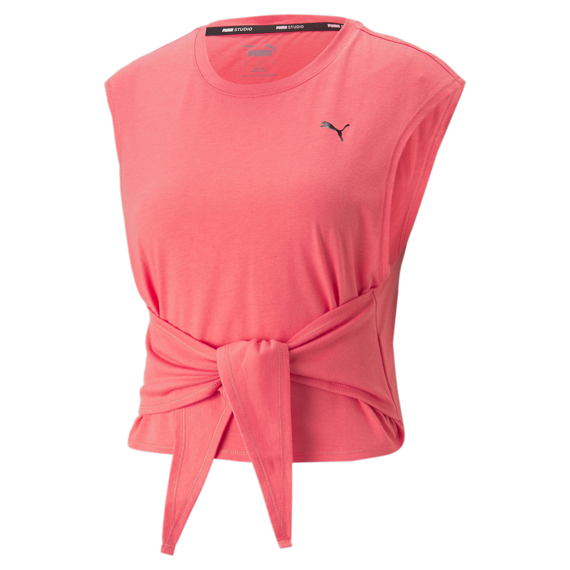 Women's Puma Studio Skimmer Training T-Shirt, Pink, Size XS, Clothing